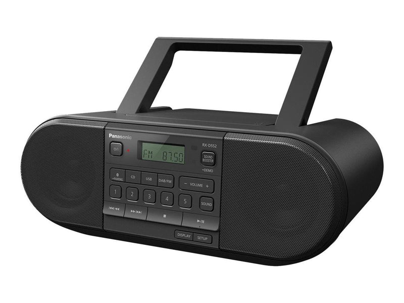 Panasonic -RX-D552 - DAB portable radio - CD USB-host Bluetooth - DAB/DAB+/FM - Stereo