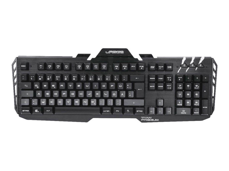 Hama uRage Cyberboard Metal Gaming - Tastaturen - Deutsch - Schwarz