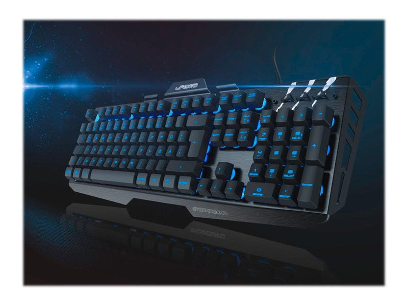 Hama uRage Cyberboard Metal Gaming - Tastaturen - Deutsch - Schwarz
