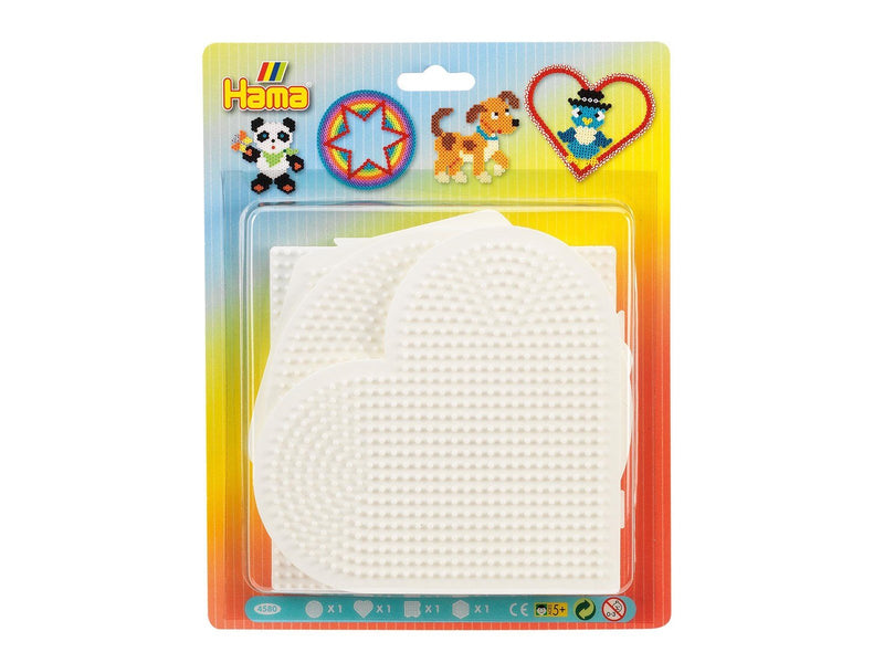 Hama Ironing bead plates - Shapes 4 pcs