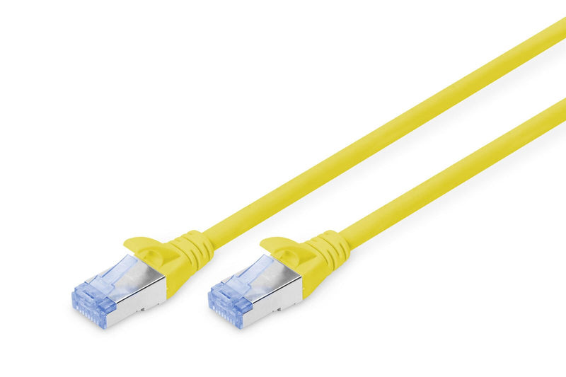 DIGITUS Patch-Kabel RJ-45 (M) zu RJ-45 (M) 1m CCA SF/UTP Cat 5e gelb (DK-1532-010/Y)