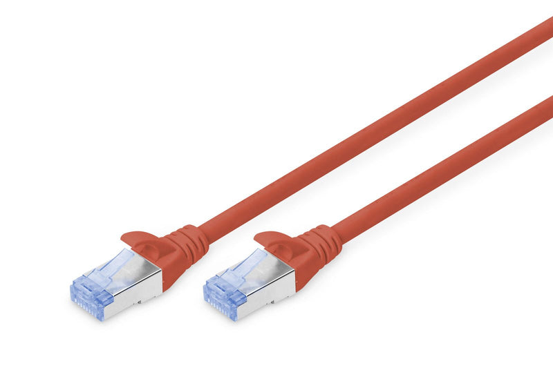 DIGITUS Patch-Kabel RJ-45 (M) zu RJ-45 (M) 20m CCA SF/UTP Cat 5e rot (DK-1532-200/R)