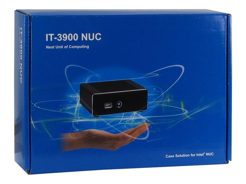 Inter-Tech IT-3900 NUC - Gehäuse - Ultra small form factor - Schwarz
