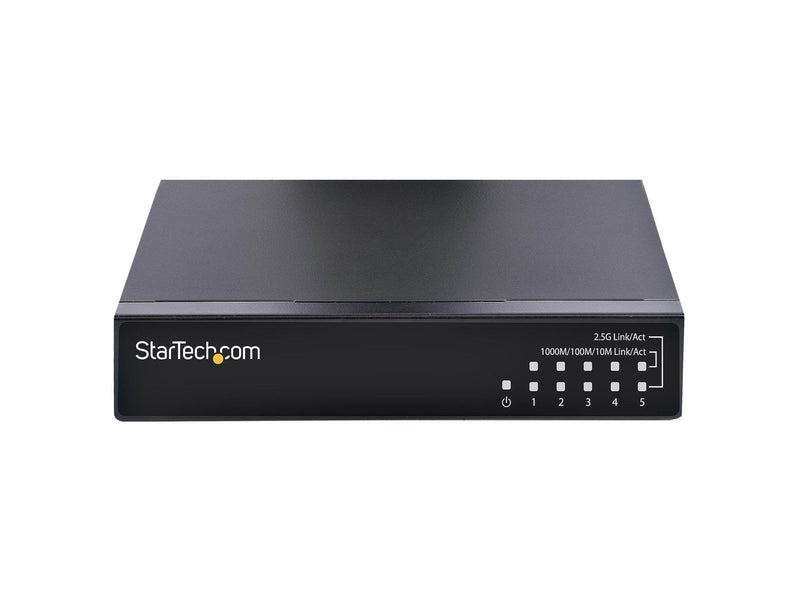 StarTech.com Unmanaged 2.5G Switch 5 Port Gigabit Switch
