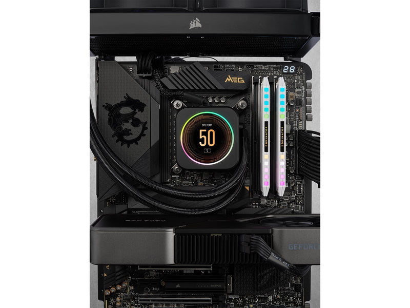 Corsair Dominator Platinum RGB DDR5-5600 - 64GB - CL40 - Dual Channel (2 pcs) - Intel XMP - Weiß mit RGB