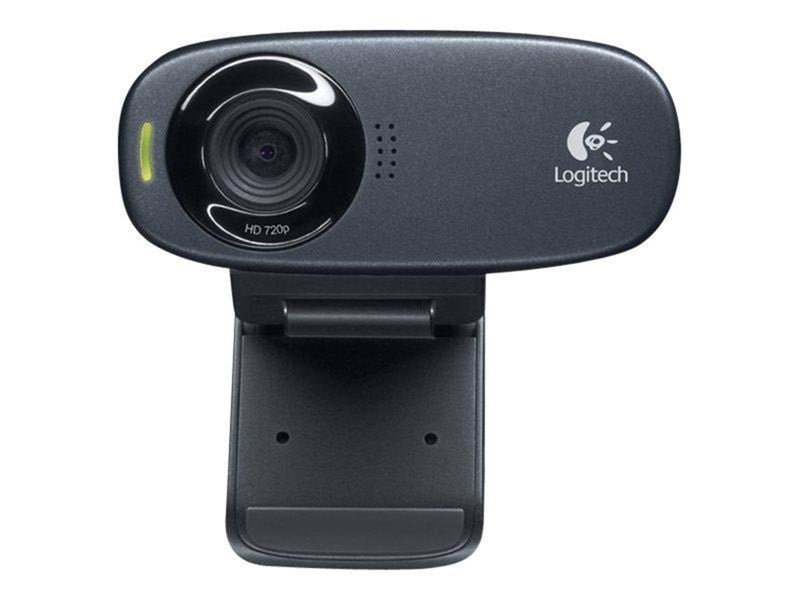 Logitech C310 HD Webcam Refresh - Black
