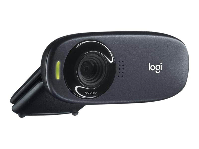 Logitech C310 HD Webcam Refresh - Black
