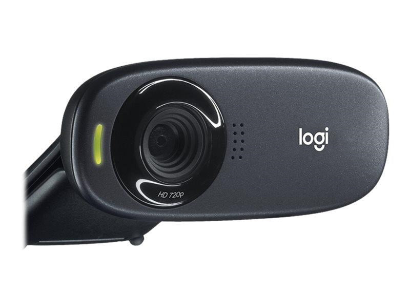 Logitech C310 HD Webcam Refresh - Black