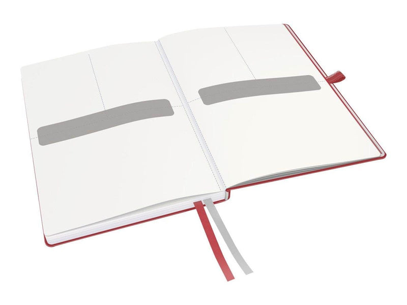 Leitz  Complete Notizbuch A5 kariert mit festem Einband Rot