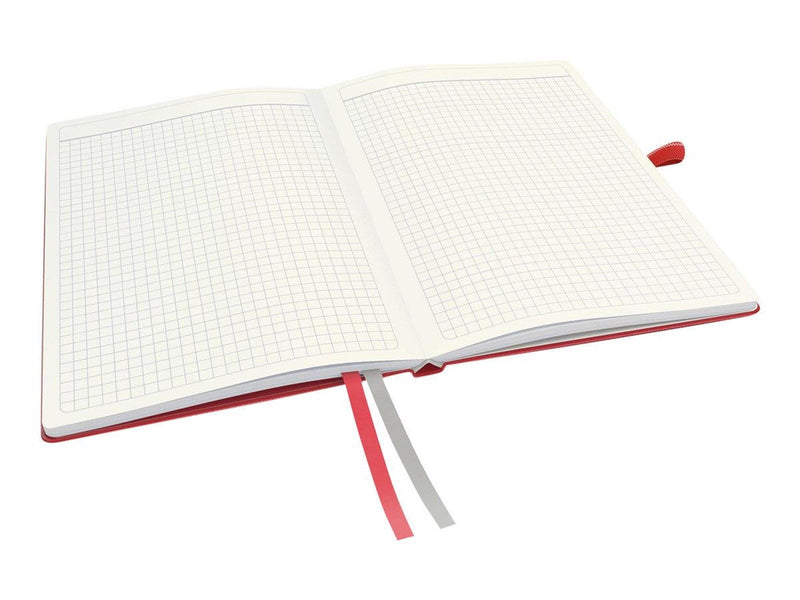 Leitz  Complete Notizbuch A5 kariert mit festem Einband Rot