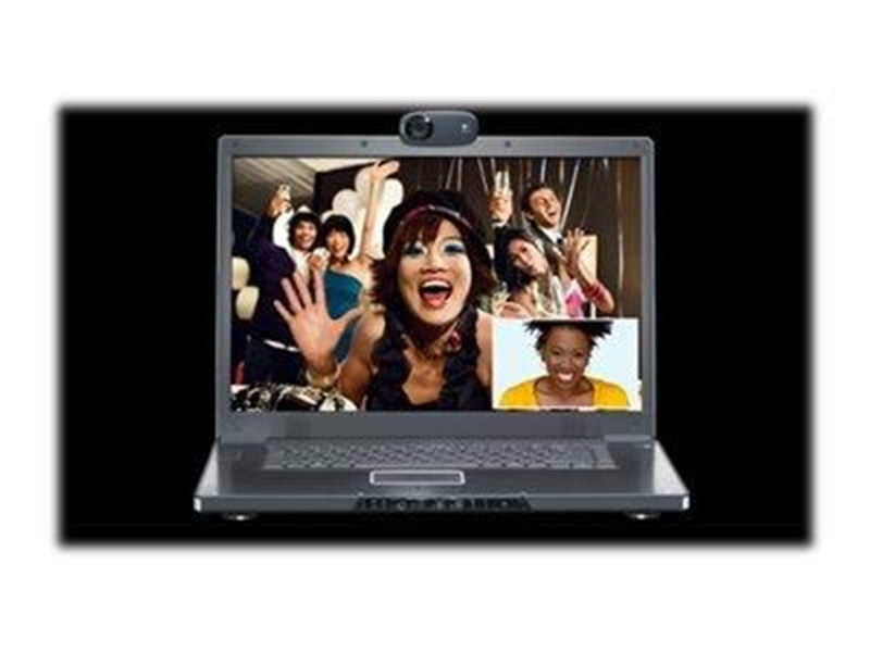 Logitech C310 HD Webcam Refresh - Black