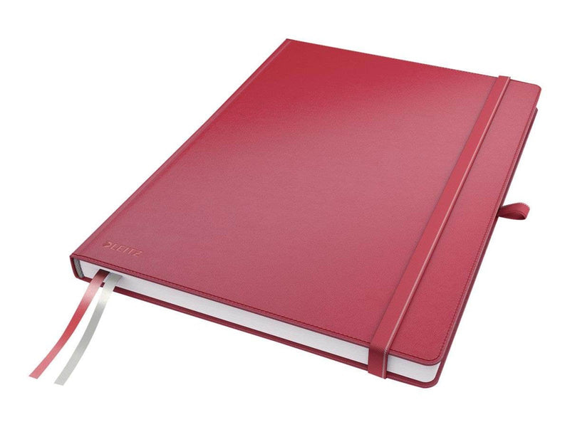 Leitz  Complete Notizbuch A4 kariert mit festem Einband Rot