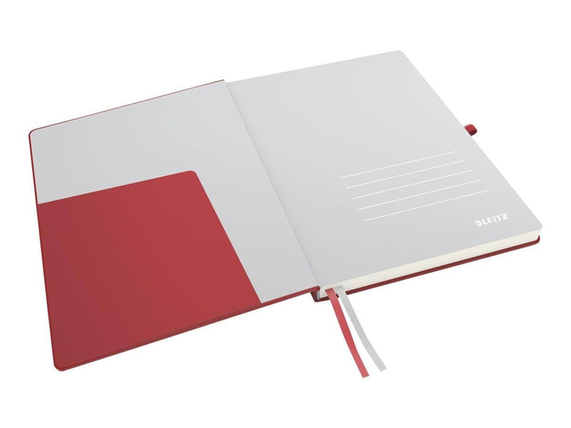 Leitz  Complete Notizbuch A4 kariert mit festem Einband Rot
