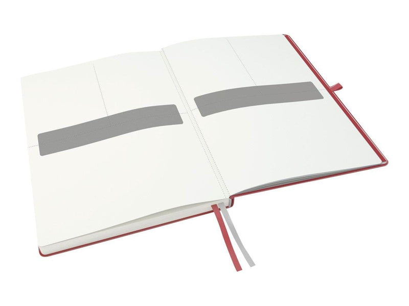 Leitz  Complete Notizbuch A4 kariert mit festem Einband Rot
