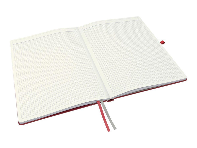 Leitz  Complete Notizbuch A4 kariert mit festem Einband Rot