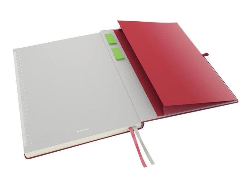 Leitz  Complete Notizbuch A4 kariert mit festem Einband Rot