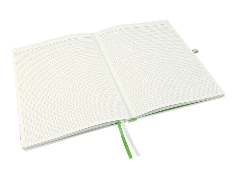 Leitz  Complete Notizbuch A4 kariert mit festem Einband Weiß