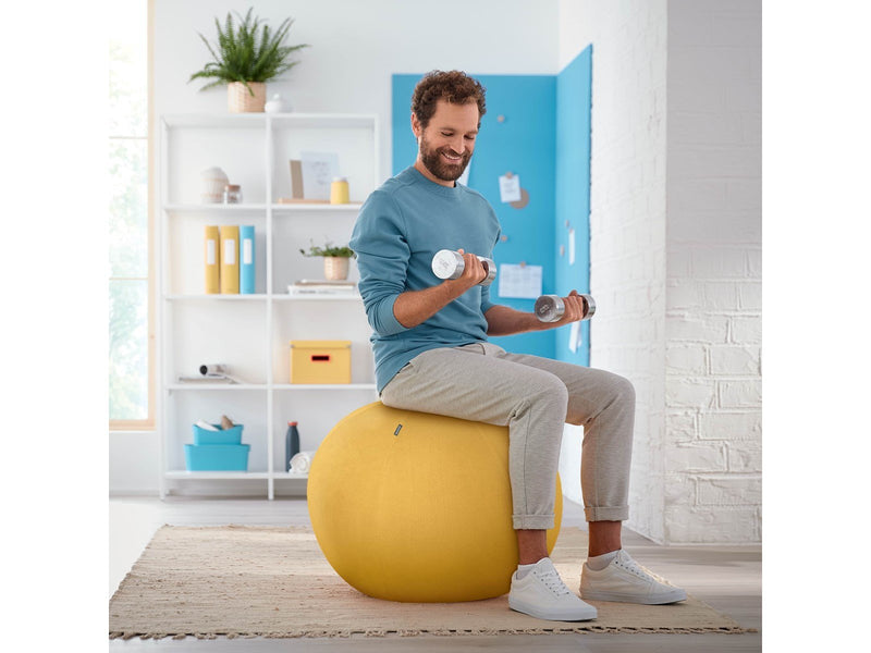 Leitz  Ergo Cosy Active Sitzball für aktives Sitzen Warmes Gelb