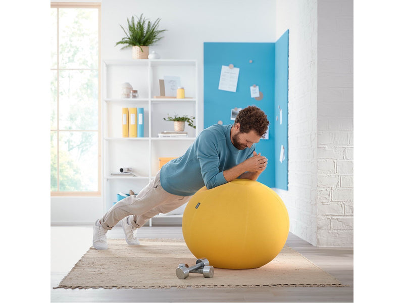 Leitz  Ergo Cosy Active Sitzball für aktives Sitzen Warmes Gelb