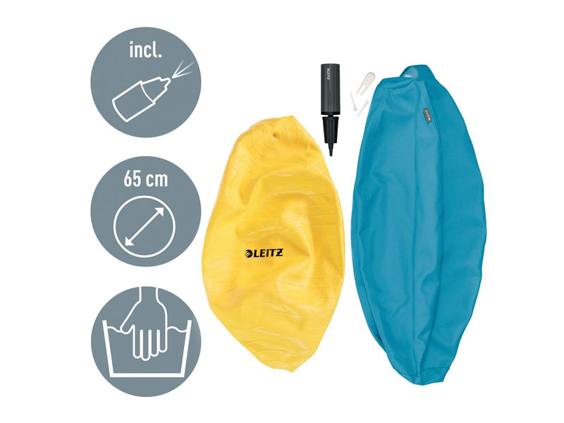 Leitz  Ergo Cosy Active Sitzball für aktives Sitzen Sanftes Blau