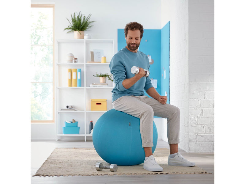 Leitz  Ergo Cosy Active Sitzball für aktives Sitzen Sanftes Blau