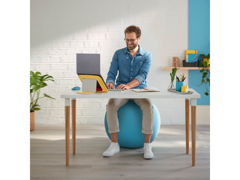 Leitz  Ergo Cosy Active Sitzball für aktives Sitzen Sanftes Blau