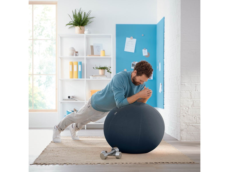 Leitz  Ergo Cosy Active Sitzball für aktives Sitzen Samtgrau