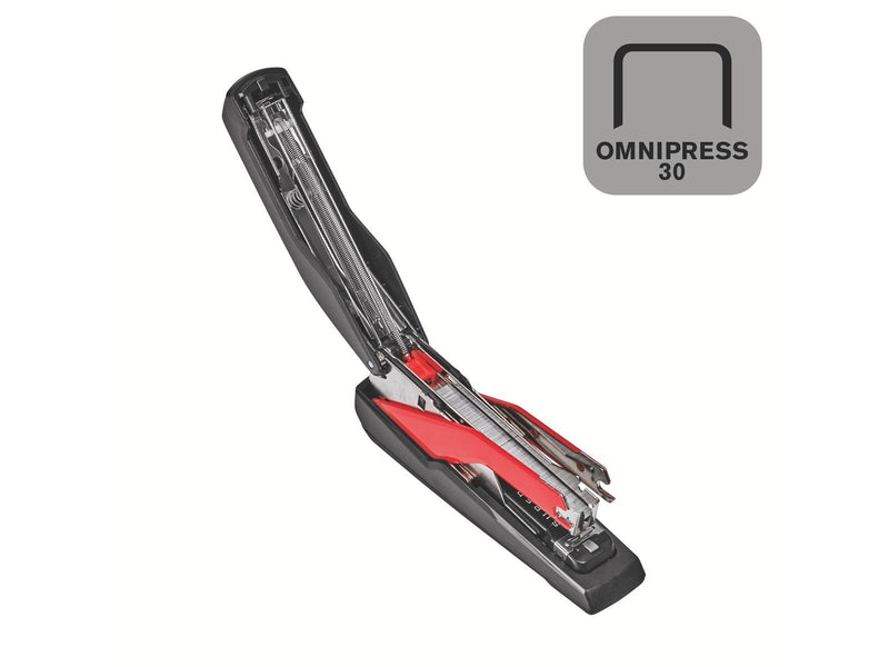 Rapid  Supreme Omnipress® Heftgerät SO30 Schwarz/Rot