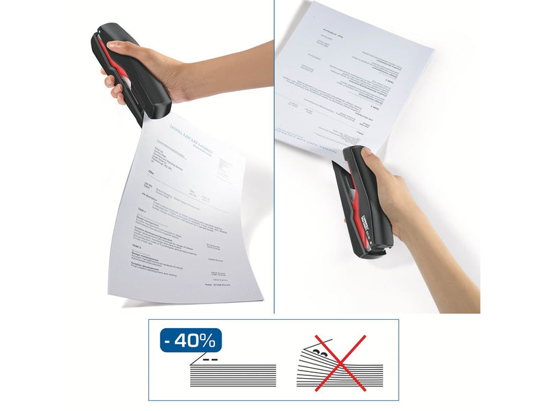 Rapid  Supreme Omnipress® Heftgerät SO30 Schwarz/Rot
