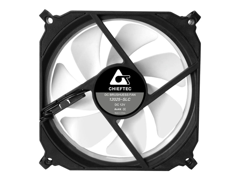 Chieftec CF-1225-RGB 1er-RGB Tornado Tornado - Gehäuselüfter - 120mm - Schwarz