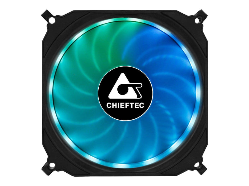 Chieftec CF-1225-RGB 1er-RGB Tornado Tornado - Gehäuselüfter - 120mm - Schwarz