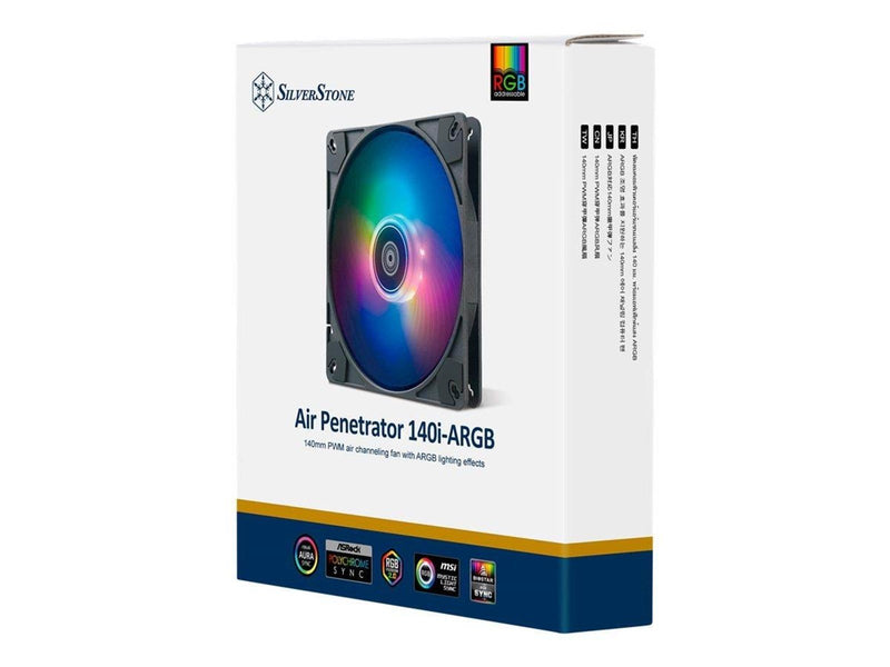 SilverStone Air Penetrator 140i ARGB - Gehäuselüfter - 140mm - Schwarz