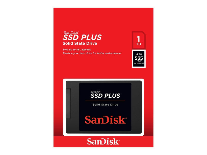 SanDisk SSD PLUS - SSD - 1 TB - SATA 6Gb/s