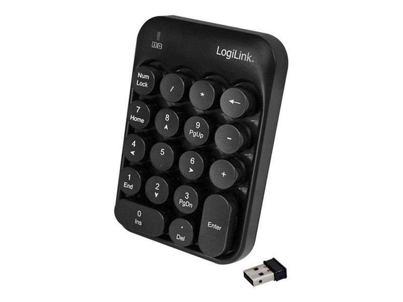 LogiLink Wireless keyboard 2.4 GHz with touchpad - Tastaturen - Schwarz