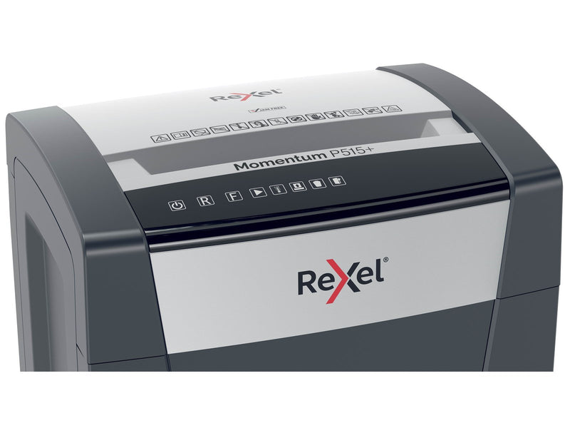 Rexel Momentum P515+ Anti-Papierstau Mikroschnitt- Aktenvernichter