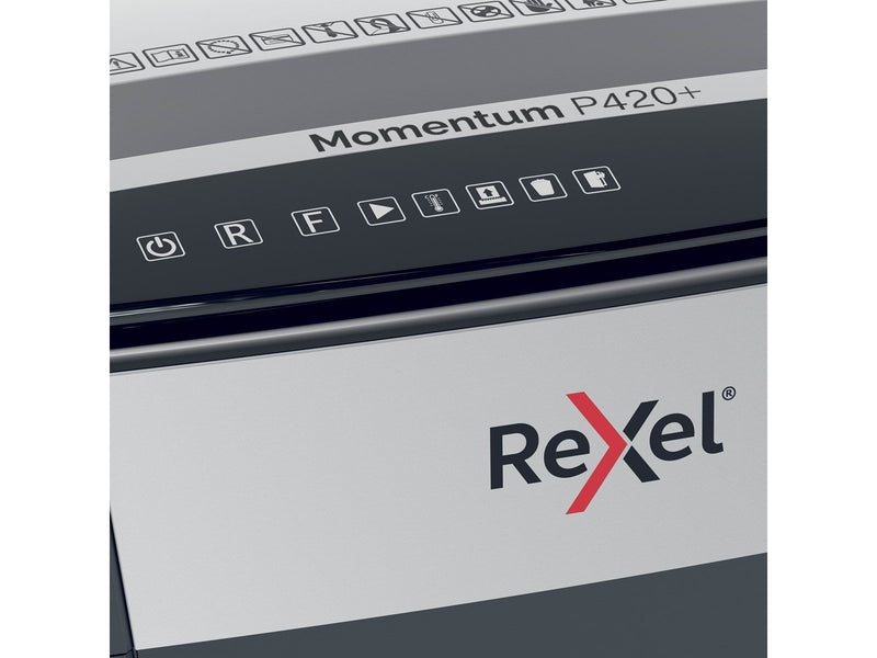 Rexel Momentum P420+ Anti-Papierstau Partikelschnitt-Aktenvernichter