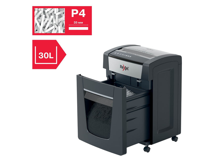 Rexel Momentum P420+ Anti-Papierstau Partikelschnitt-Aktenvernichter