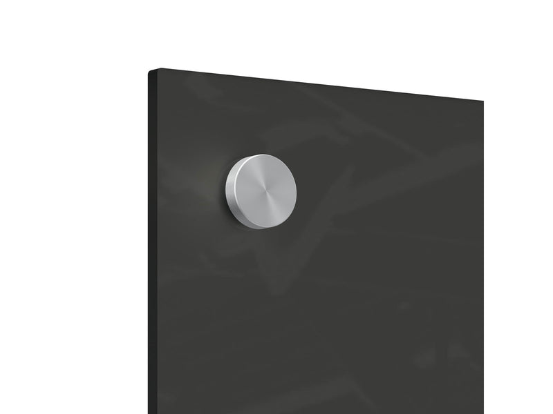 Nobo  Schmales Glas Whiteboard 30 x 60 cm Schwarz