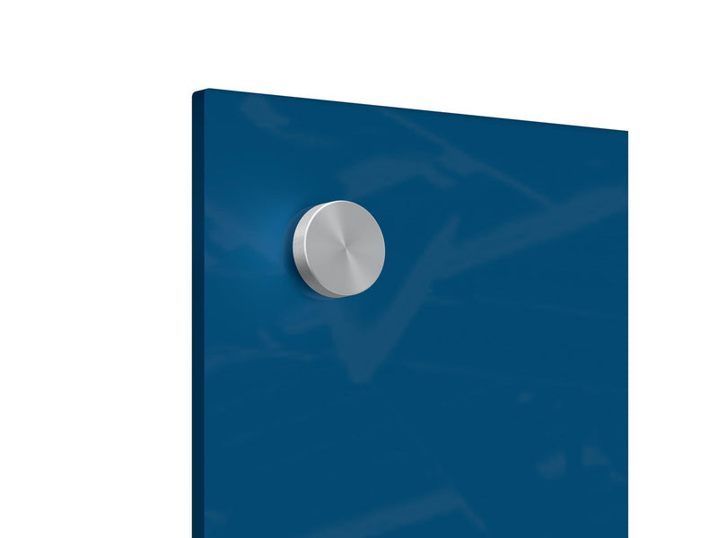 Nobo  Schmales Glas Whiteboard 30 x 90 cm Blau