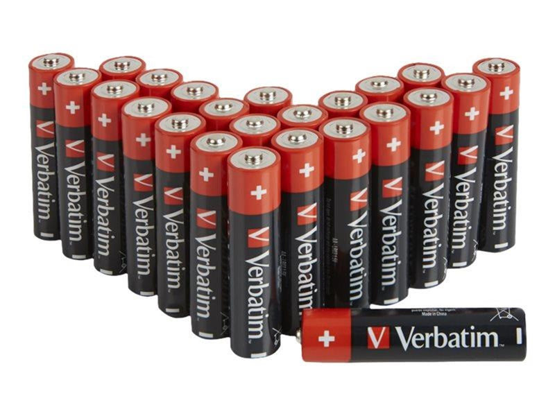 Verbatim battery - 24 x AA / LR6 - Alkaline