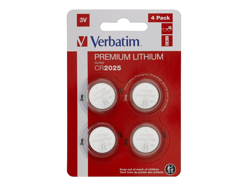 Verbatim battery - 4 x CR2025 - Li