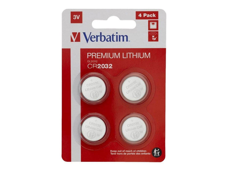 Verbatim battery - 4 x CR2032 - Li
