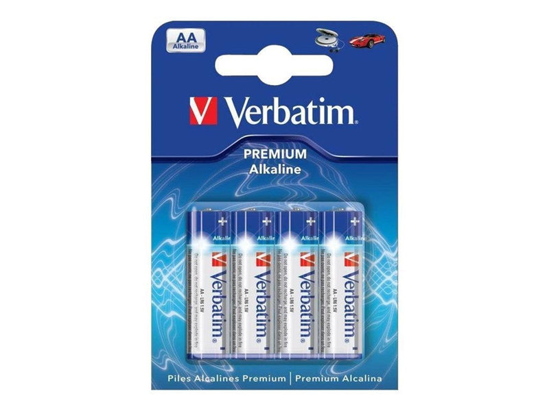 Verbatim battery - 4 x AA type - Alkaline