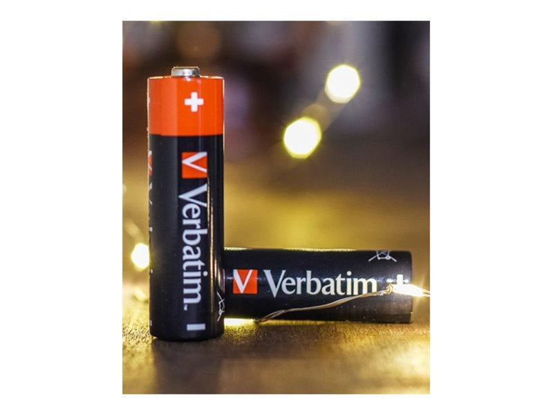 Verbatim battery - 4 x AA type - Alkaline