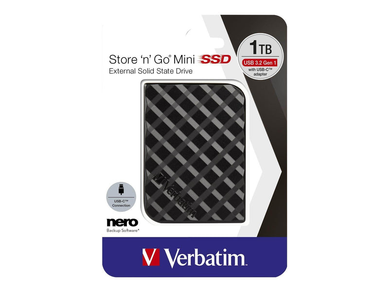 Verbatim Store 'n' Go - Extern Festplatte - 1TB - Schwarz