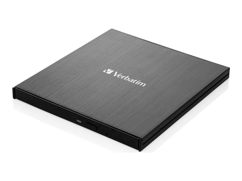 Verbatim Slimline - DVD±RW (±R DL) drive - USB 3.2 Gen 1 - external - DVD-RW (Brenner) - USB 3.2 Gen 1 - Schwarz