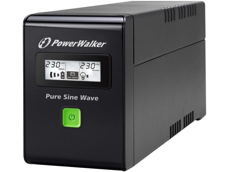 BlueWalker 10120080 - PowerWalker VI SW - 800VA/480W - Line Interactive UPS