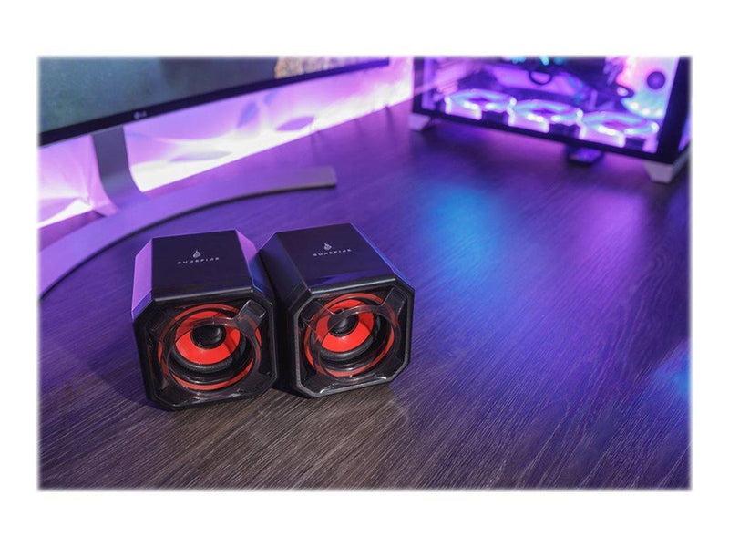 Verbatim SureFire Gator Eye Gaming Speakers Red