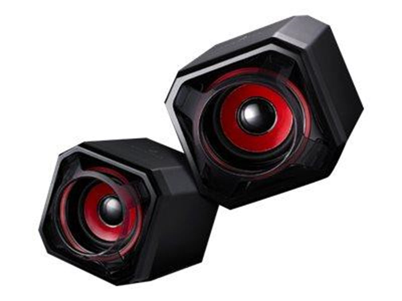 Verbatim SureFire Gator Eye Gaming Speakers Red