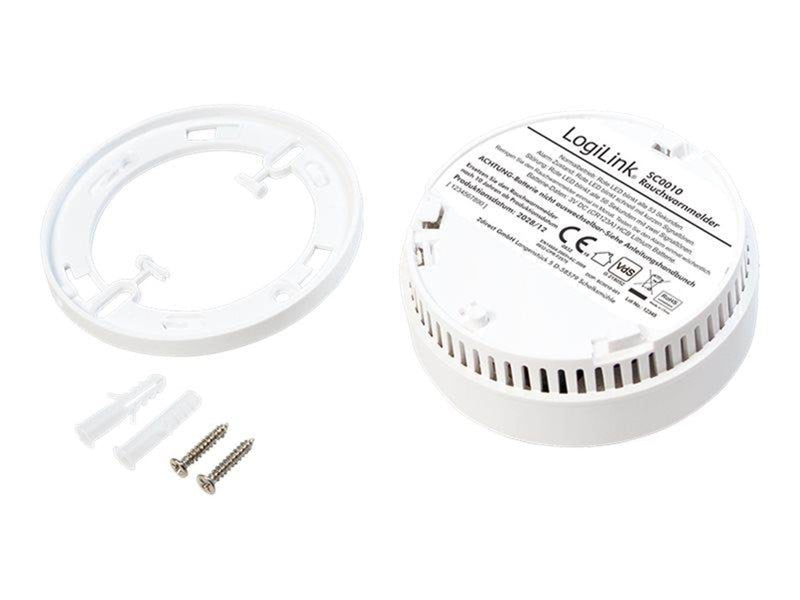 LogiLink Smoke detector with VdS approval 10 years lifetime